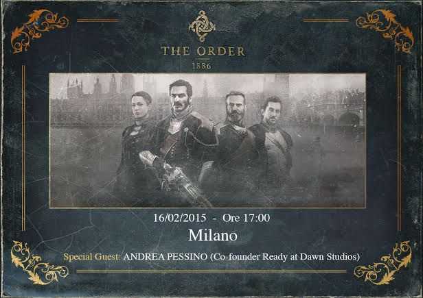 Evento the order1886 GAMETIME