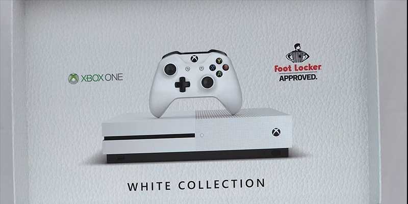 Foot Locker: White Collection dedicata a Xbox One S