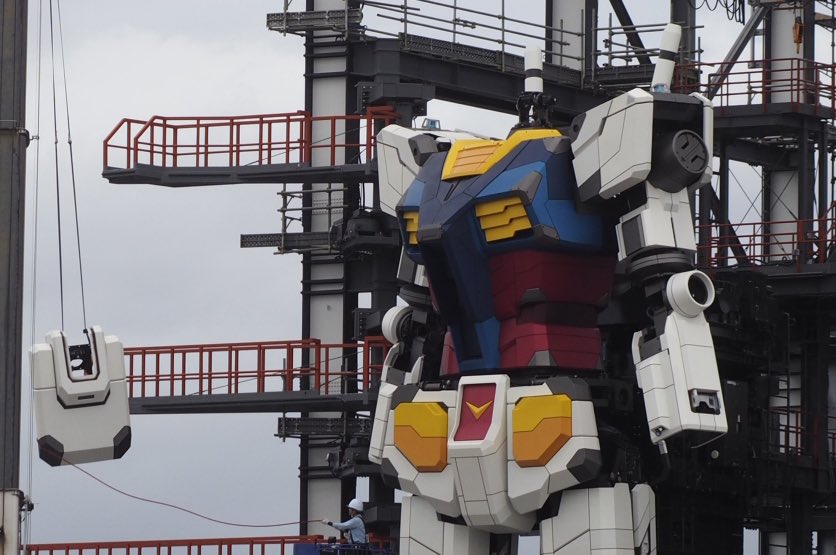 Gundam reale giappone gundamfactory yokohama cammina 17