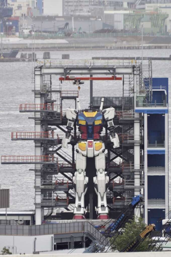 Gundam reale giappone gundamfactory yokohama cammina 19