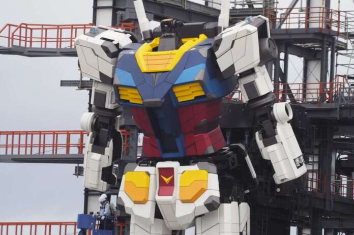 Gundam reale giappone gundamfactory yokohama inchino 1
