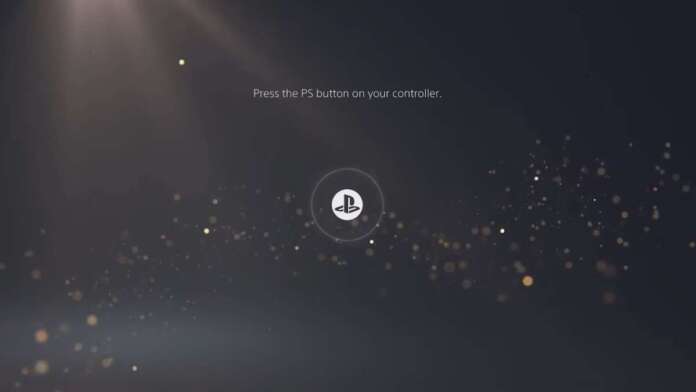 PlayStation 5 Start Screen