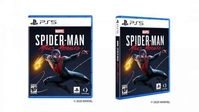 spider-man miles morales box art playstation 5