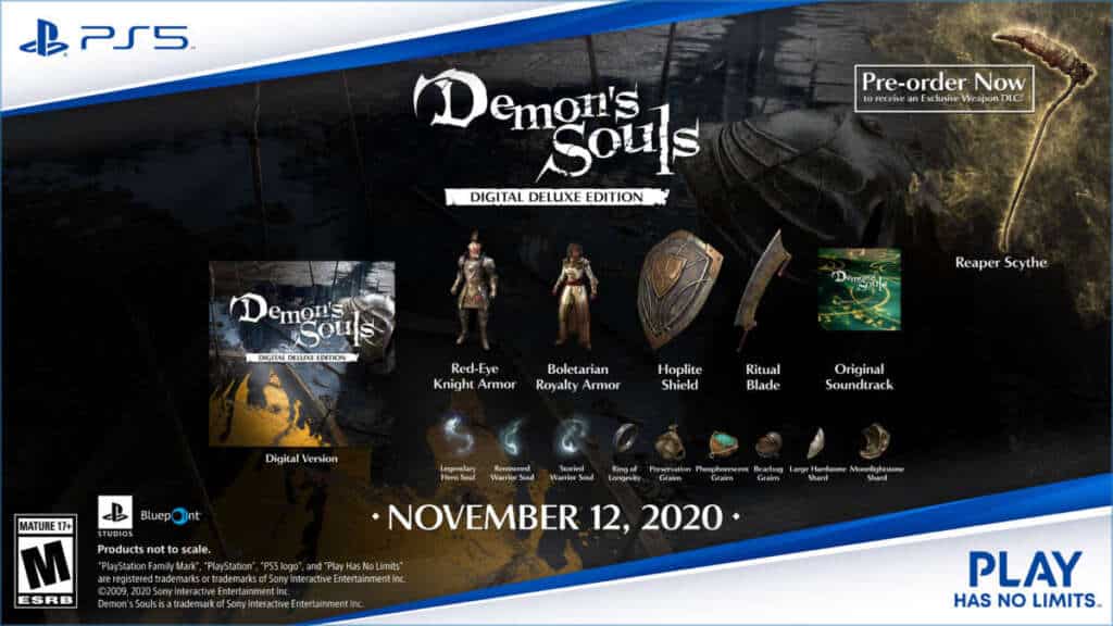 Demon's Souls Remake Digital Deluxe Edition