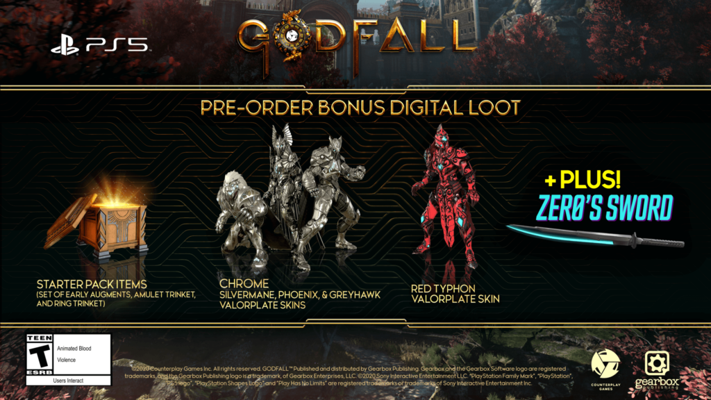 Godfall Bonus Pre-order