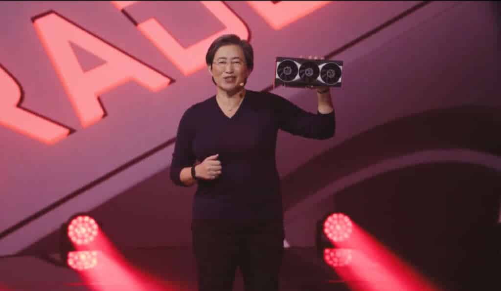AMD Radeon RX6000 Big Navi scheda Lisa Su
