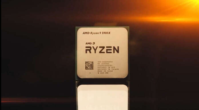 AMD Ryzen 9 5900X CPU fronte