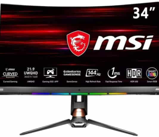 Monitor MSI Optix MPG341CQR