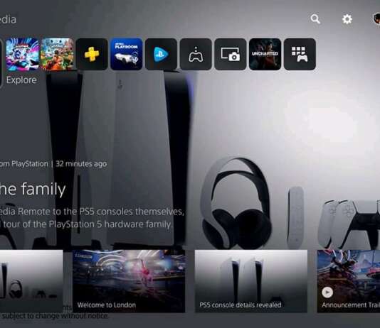 dashboard ps5 playstation 5 sony central control