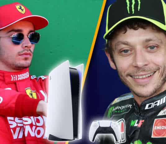 PlayStation 5 Charles Leclerc Valentino Rossi