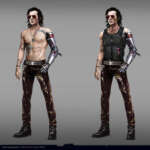 Johnny Silverhand Cyberpunk 2077 concept