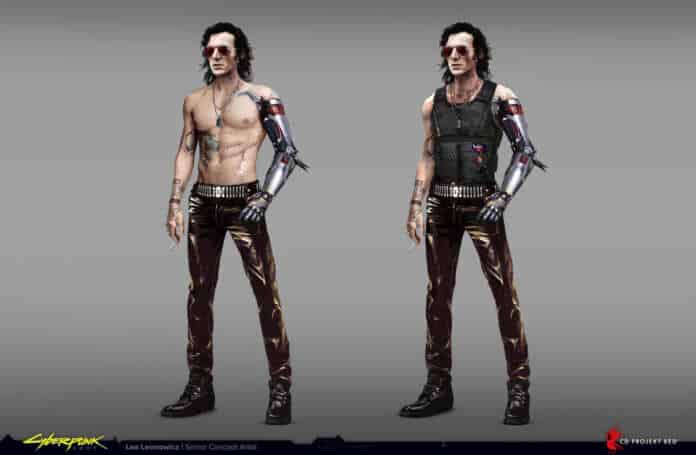 Johnny Silverhand Cyberpunk 2077 concept