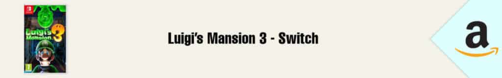 Banner Amazon Luigi's Mansion 3 Switch