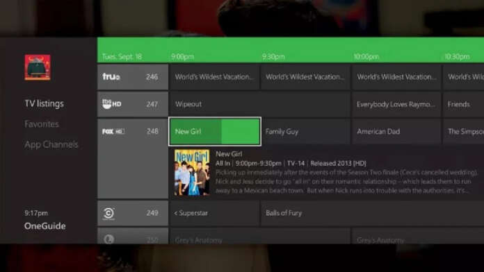 Xbox OneGuide TV