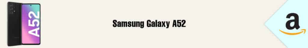 Banner Amazon Samsung Galaxy A52