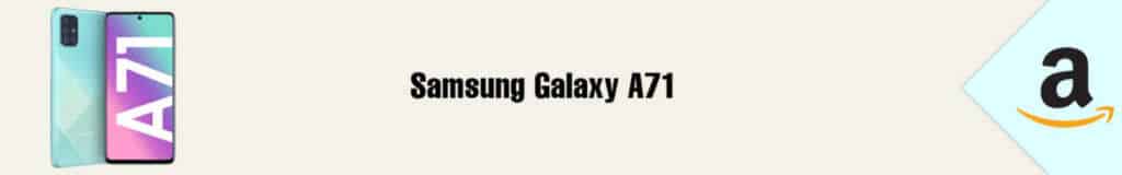 Banner Amazon Samsung Galaxy A71