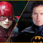 Batman Michael Keaton The Flash Ezra Miller