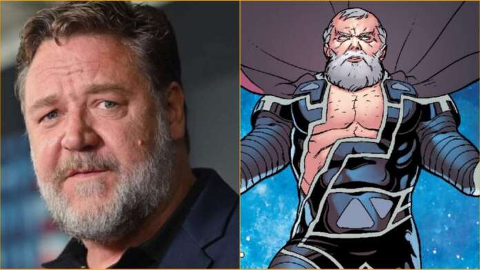 Thor Love And Thunder Russell Crowe sarà Zeus