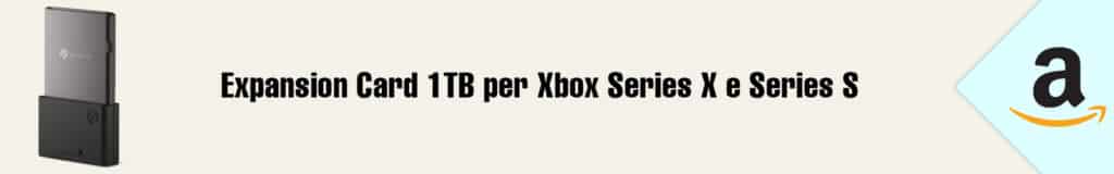 Banner Amazon Expansion Card 1TB per Xbox Series X