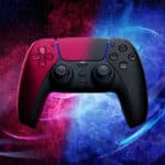 PlayStation 5 DualSense Midnight Red Cosmic Black 2
