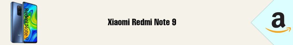 Banner Amazon Xiaomi Redmi Note 9