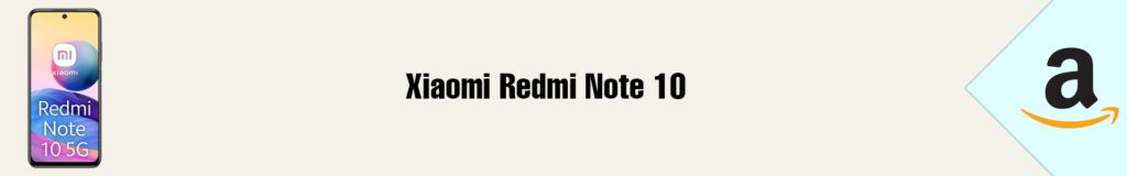 Banner Amazon Xiaomi Redmi Note 10