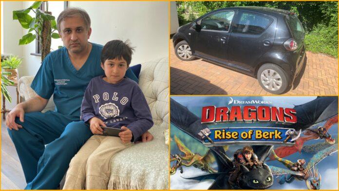 Dad sell his Toyota Aygo after son spends £1300 on Dragon Trainer game