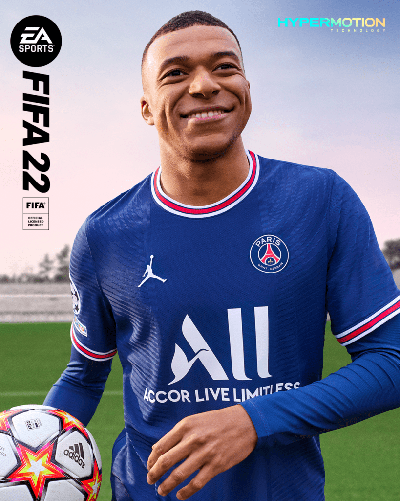 FIFA 22 Cover Kylian Mbappé