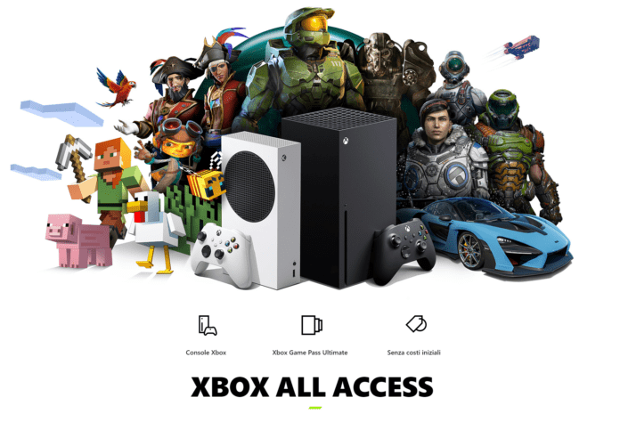 Xbox Series X Xbox All Access Italia GameStop