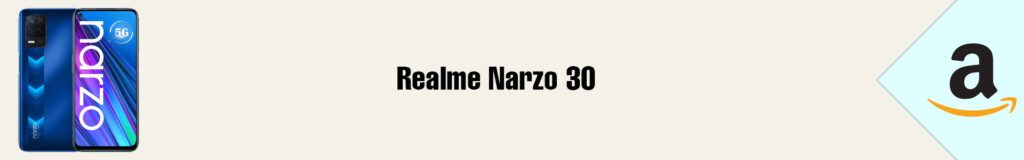 Banner Amazon Realme Narzo 30
