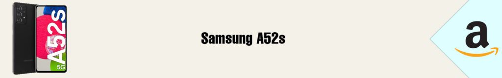 Banner Amazon Samsung A52s