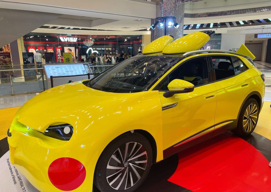 Cina Wolkswagen ID4 Pokémon Pikachu 1