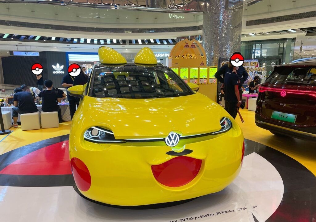 Cina Wolkswagen ID4 Pokémon Pikachu 2