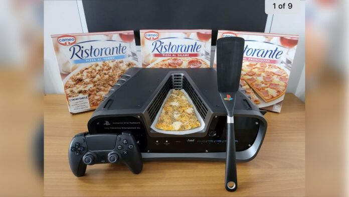 PlayStation 5 Devkit Pizza 1