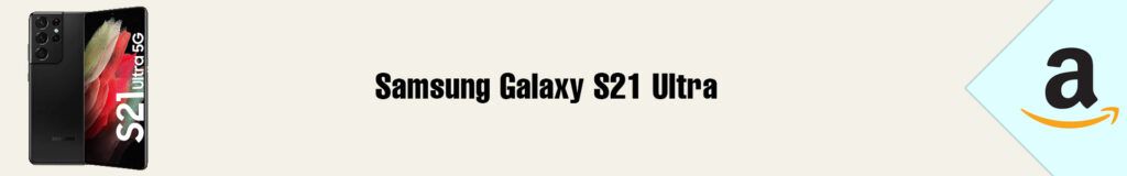 Banner Amazon Samsung Galaxy S21 Ultra