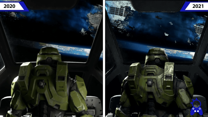 Halo Infinite 2020 vs 2021 comparison Xbox Series X Xbox Series S Xbox One PC Xbox Game Pass 343 Industries Microsoft Xbox Game Studios