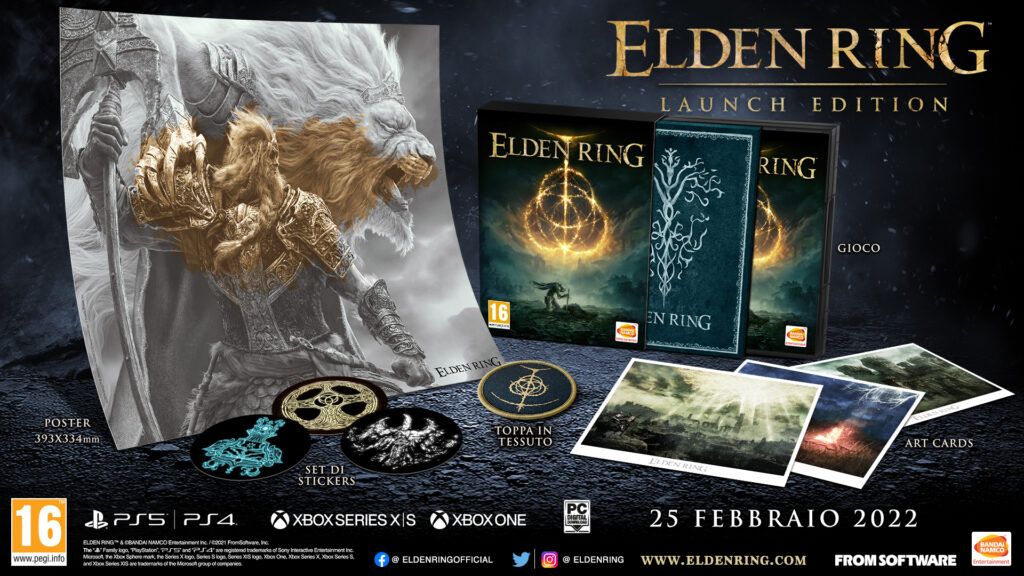 Elden Ring Launch Edition FromSoftware PS5 Xbox Series X PC PS4 Xbox One