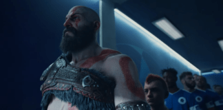 PlayStation Spot UEFA Champions League Kratos Atreus God of War Nathan Drake Uncharted Aloy Horizon Forbidden West