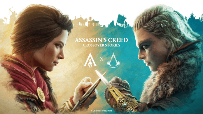 Assassin's Creed Crossover Stories Free DLC for Assassin's Creed Odyssey and Assassin's Creed Valhalla Ubisoft Montreal Ubisoft Quebec Eivor and Kassandra crossover