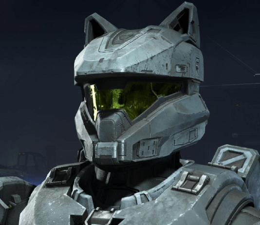 Halo Infinite Meowlnir Helmet Elmetto Orecchie da Gatto conquista i giocatori Cat Ears Helmet 343 Industries Xbox Game Studios Xbox Series X Xbox One PC