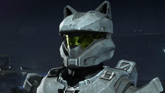 Halo Infinite Meowlnir Helmet Elmetto Orecchie da Gatto conquista i giocatori Cat Ears Helmet 343 Industries Xbox Game Studios Xbox Series X Xbox One PC