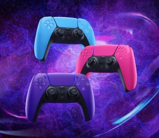 PlayStation 5 DualSense Nova Pink Starlight Blue Galactic Purple