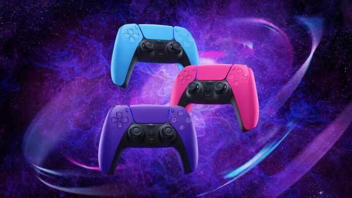 PlayStation 5 DualSense Nova Pink Starlight Blue Galactic Purple