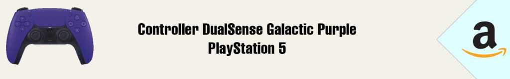 Banner Amazon Controller DualSense Galactic Purple PlayStation 5