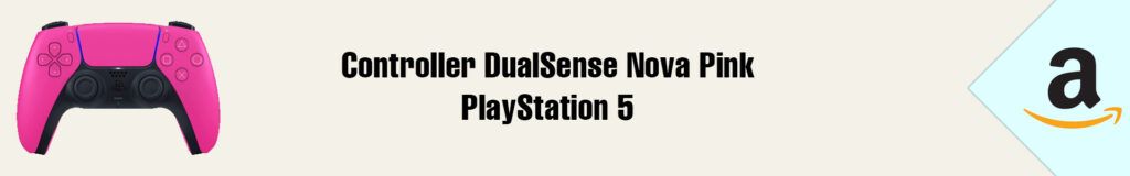 Banner Amazon Controller DualSense Nova Pink PlayStation 5