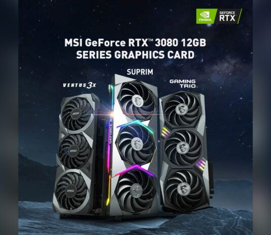 NVIDIA RTX 3080 12GB MSI