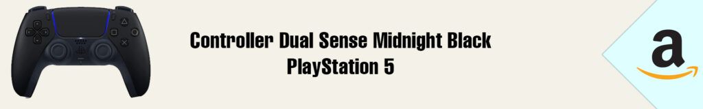 Banner Amazon Controller DualSense Midnight Black PlayStation 5