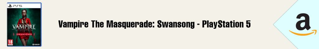 Banner Amazon Vampire The Masquerade Swansong PS5