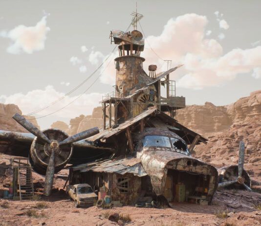 Unreal Engine 5 Crash Site tech demo by Daniel Cormino