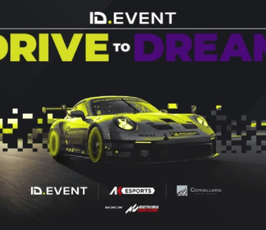 Assetto Corsa Competizione Drive to Dream contest Carrera Cup Italia 2023 AK Informatica Esports Identity Event Ombra Racing Kunos Simulazioni Porsche Carrera Cup Italia Porsche 911 992 GT3 Cup